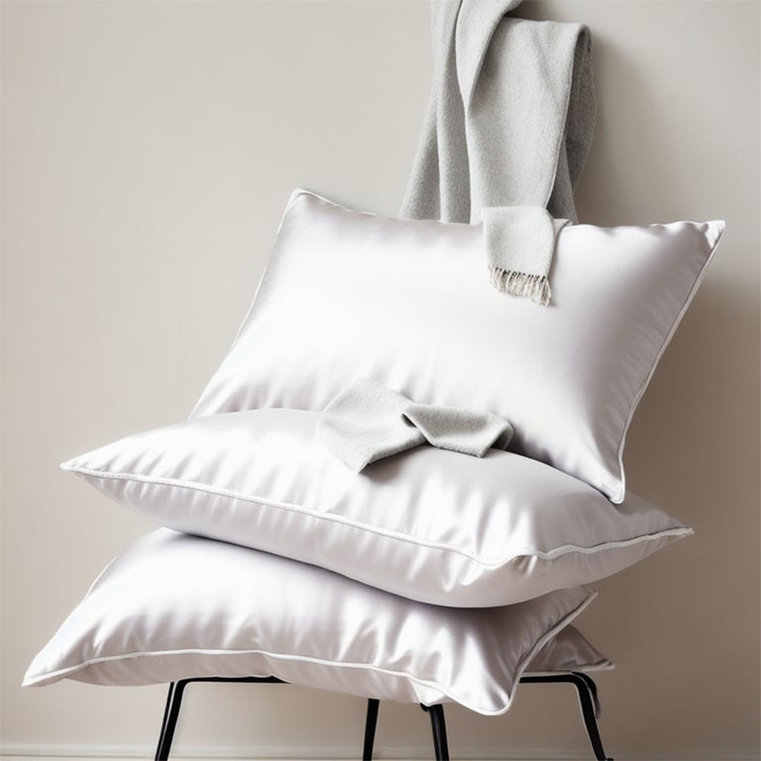 Light grey pillow cases best sale